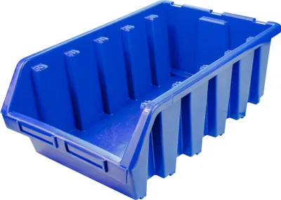 Produktbild von Sichtlagerbox 5 | HxBxT 18,7x33,3x50cm | Polypropylen | Blau