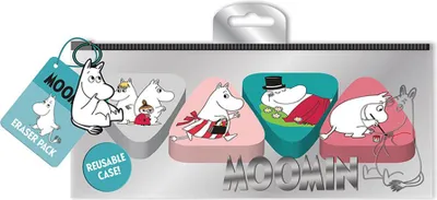 Produktbild von Moomin - Künstlerbedarf - Radiergummi Set