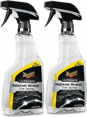 Produktbild von 2x Meguiar's® Ultimate Insane Shine Tire Spray 473 ml - Reifenglanzspray