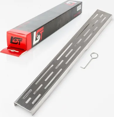 Produktbild von Duschrost Linien Schlitz Ablaufabdeckung Abdeckgitter für 500 x 70 mm Duschrinne