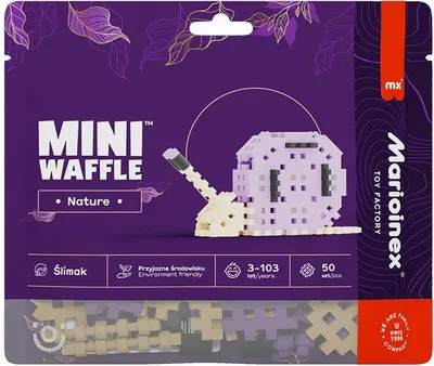 Obrázek produktu pro MARIOINEX Nature mini vaflové bloky 50 kusů Śli. 06101