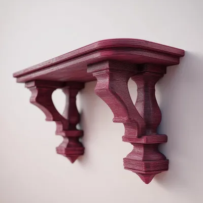 gotisches Stützen-Wandregal – Decords Wandregal, Produktansicht 1