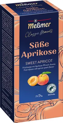 Zdjęcie produktu dla Meßmer Classic Moments Sweet Apricot 25 saszetek
