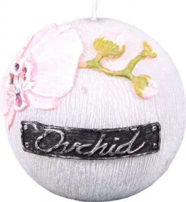 Immagine prodotto di Candela ORCHIDEA PROVANCE KOULE decorata d8cm