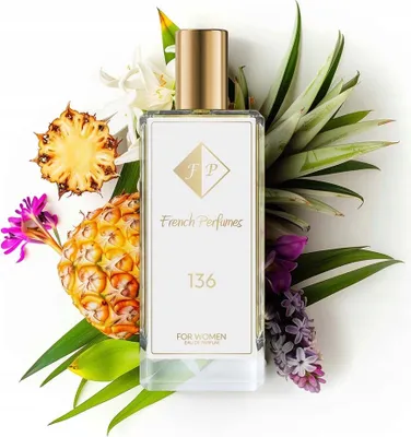Produktbild von FP French Perfumes | Damenparfüm Nr. 136 – Aquaa dii Gioo – 60 ml – 20 % Parfümöl | Blumig-Fruchtiger Damenduft – Frisch, Feminin & Langanhaltend