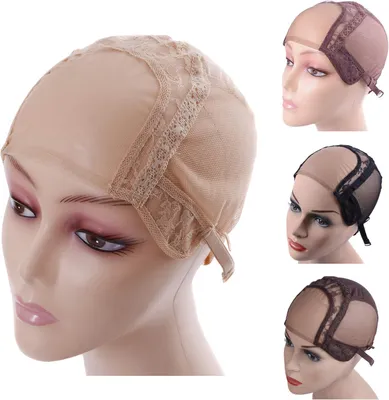 Produktbild von Damen-Perückenhaube - 4" x 4" Schweizer Spitzennetzhaube - Perückenhaube (Blond M 54 cm)