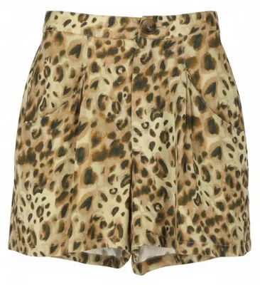 Produktbild von Pull & Bear Damen Shorts aus Viskose, Braun, Größe XS