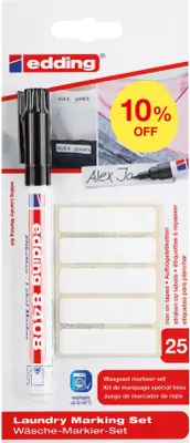 Produktbild von edding 8408 Wäsche Markier Set (1er Blister)
