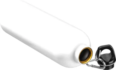 Produktbild von Edelstahl Trinkflasche / mit Karabiner / 750ml / Farbe weiß
