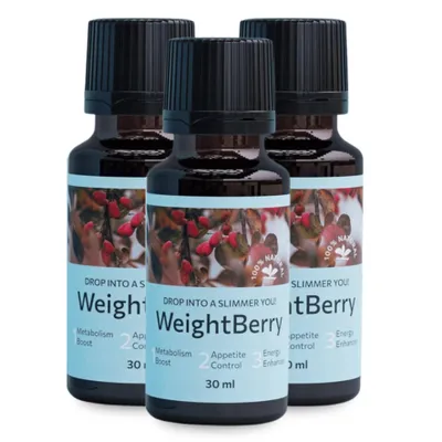 Obrázok produktu pre 3x Weight Berry - suplement diety krople 30 ml