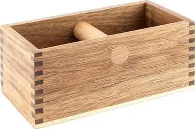 Immagine prodotto di Hanseküche - Contenitore in legno per la raccolta dei fondi di caffè - Contenitore sostenibile per fondi di caffè e caffè macinato, accessorio perfetto per baristi, Knock Box