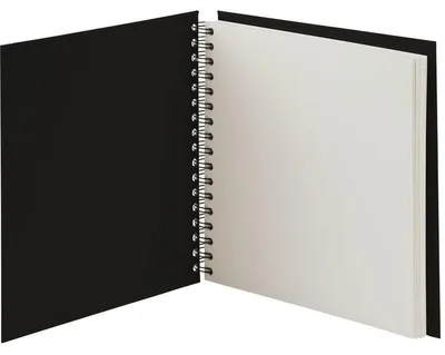 Produktbild von Rössler S.O.H.O., Schwarz, 60 Blätter, Spiralbindung, Weiß, 230 mm, 230 mm