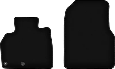Image de Wielganizator Tapis avant de sol velours sur-mesure pour Renault Espace IV (2002-2014, monospace) noir, jeu 2 pièces, fixations