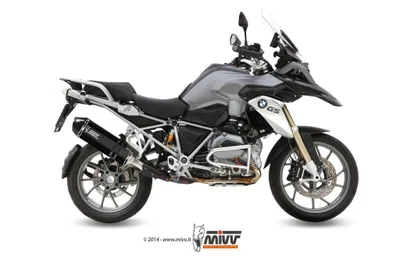 Image de Silencieux Mivv SPORT SPEED EDGE SLIP-ON Steel Black pour BMW R 1200 GS / Adventure BJ 2013 > 2018