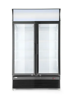 Produktbild von HENDI Kühlschrank mit 2 Glastüren 750 l