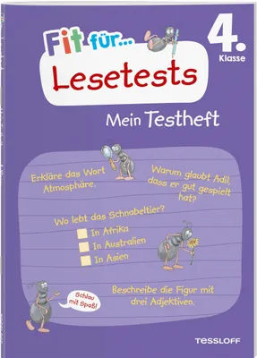 Immagine prodotto di Fit für Lesetests 4. Klasse. Mein Testheft