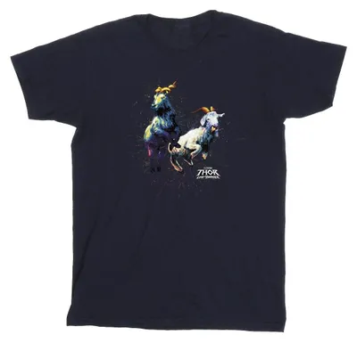 Immagine prodotto di Marvel - T-shirt da uomo "Love And Thunder Toothgnasher" BI52174 (S) (blu navy)