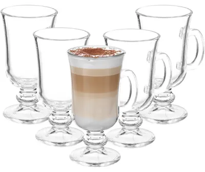 Produktbild von Kinvara Caffe Latte/Kaffeeglaser Paris - Glas - 6x - 250 ml