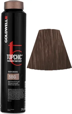 Produktbild von Goldwell Topchic The Browns, Braun, 5BG, Light Brown Brown Gold, Unisex, 250 ml, Alle Haare