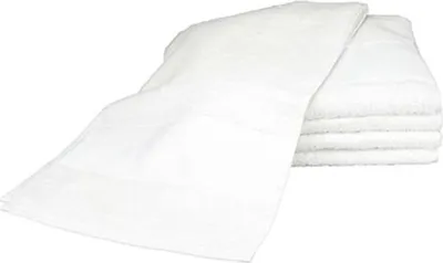 Immagine prodotto di A&R AR083 | Asciugamano sportivo SUBLI-Me®, 30 x 140 cm - Colore: Bianco - Dimensioni: 30 x 140 cm