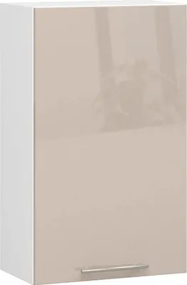 Image de Akord Armoire Cuisine Suspendue Oliwia Blanc/Capuccino Brillant 50X30X72