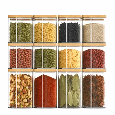 Produktbild von Glasbehälter Vorratsdosen Glasboxen Frischhaltedosen Glas mit Deckel 12er Set