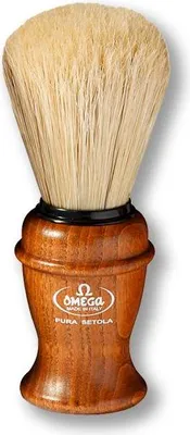 Obrázok produktu pre Kefa na holenie pravé drevo Omega 11137