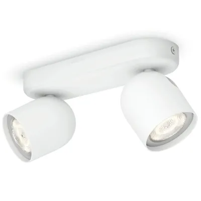 Produktbild von Philips Ledino LED-Spotbalken Zesta 2-flammig dimmbar 2x4,5W, weiß 564923116