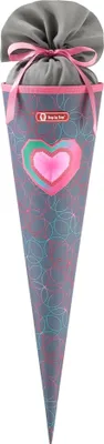 Immagine prodotto di Scuola passo dopo passo cono cuore glitterato Hazel