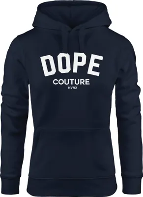 Produktbild von Hoodie Damen DOPE COUTURE Kapuzen-Pullover Neverless® navy M