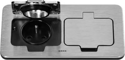 Obrázok produktu pre Hermetická zásuvka ORNO OR-GM-9047/G, dvojitá, obdĺžniková, 2x230V, IP55