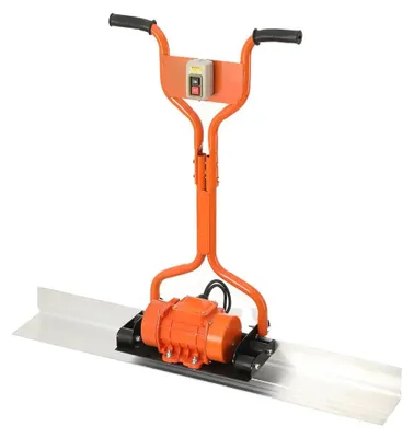 Produktbild von Elektrische Betonglättmaschine - Rüttelbohle 200 W - Betonvibrator mit Abziehbrett