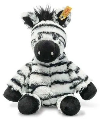 Produktbild von Steiff Kuscheltier Soft Cuddly Friends Zebra Zora Weiss Schwarz (30 cm)