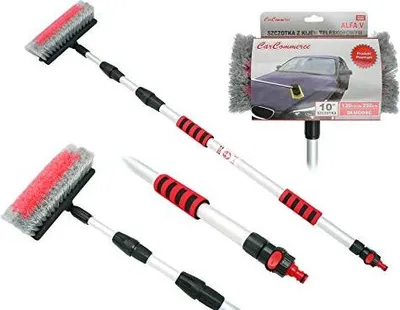 Produktbild von Car Commerce Waschbürste  Autowaschbürste Bürste PKW LKW  Qualität 130-250 cm