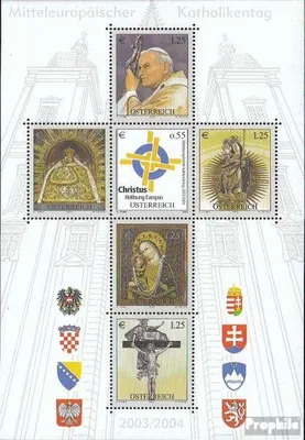 Produktbild von Briefmarken Österreich 2004 Mi Block24 (kompl.Ausg.) postfrisch Katholikentag