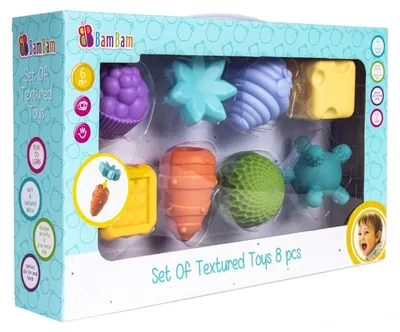 Obrázok produktu pre Sada senzorických hračiek BAM BAM, 8 kusov, pre deti