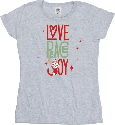 Produktbild von Disney - "The Aristocats Love Peace Joy" T-Shirt für Damen BI8377 (XXL) (Grau)