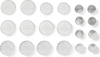 Produktbild von Lithium / Alkaline Knopfzellenbatterie Multi Pack | 1,5 / 3 V DC | Alkaline / Lithium | CR1620 / CR2016 / CR2025 / CR2032 / LR43 / LR44 / LR54 | Anzahl der Batterien: 20 Stk. | Verschiedene Einheiten