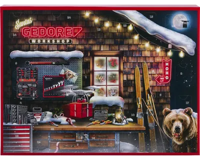 Produktbild von GEDORE red Adventskalender 2025, Werkzeug-Set, (51-teilig, 1/4")