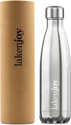 Image de Laken Lakenjoy, bouteille thermos 500 ml, argent  Argent, taille unique