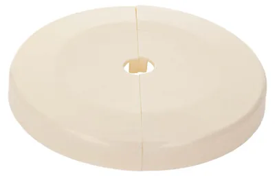 Produktbild von tecuro Scharnierrosette Ø 10 mm x Ø 85 mm x 8 mm - Kunststoff ABS weiß