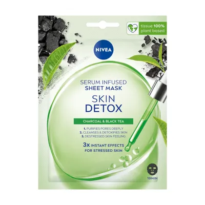 Obrázek produktu pro Nivea Maska w płachcie z serum detoksykującym