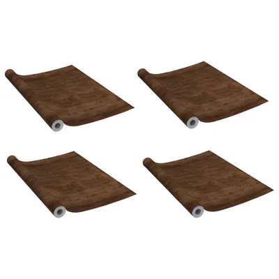 Zdjęcie produktu dla vidaXL Samoprzylepne folie na drzwi 4 szt. Ciemny dąb 210x90 cm PVC