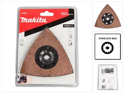 Zdjęcie produktu dla Makita Mt Płyta Szlifująca Delta K100 116Mm Multitool Starlock Max