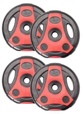 Productafbeelding van K-Grip Gewichtsschijven met Handvatten, 4 x 5 kg