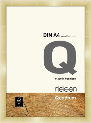Produktbild von nielsen Holz Bilderrahmen Quadrum, 21x29,7 cm (A4), Gold