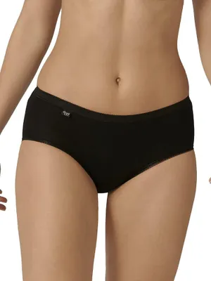 Produktbild von Sloggi Damen Unterhose Basic+ Midi, 50, Schwarz