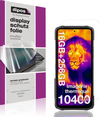 Image de 4x Film de protection d'écran pour DOOGEE Fire 6 protecteur clair dipos