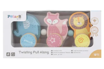 Obrázok produktu pre Drevené zvieratko na ťahanie Viga Toys