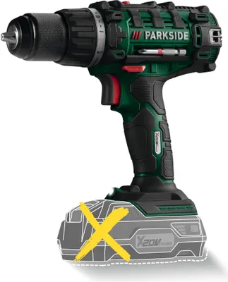Produktbild von PARKSIDE® 20 V Akku-Bohrschrauber »PABS 20 Li G8«, ohne Akku und Ladegerät